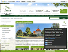 Tablet Screenshot of museum-luebben.de